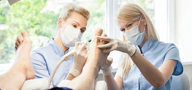 Podiatrists will be able to help treat toenail fungus